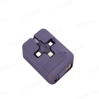 Three-in-One Charging Cable Roll
